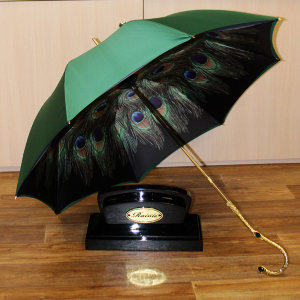 Зонт-трость Rainie с металлической ручкой декоративными камнями 1907