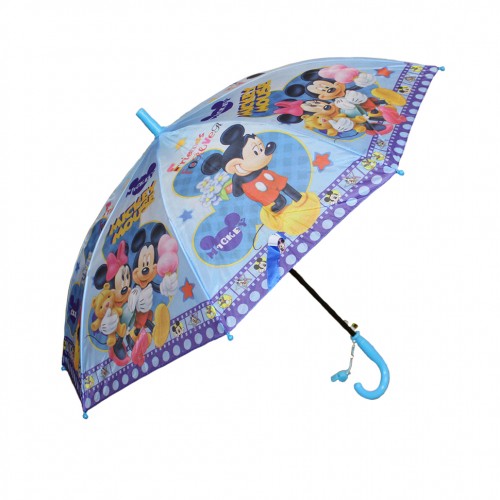 Зонт детский Микки Маус трость 8 спиц